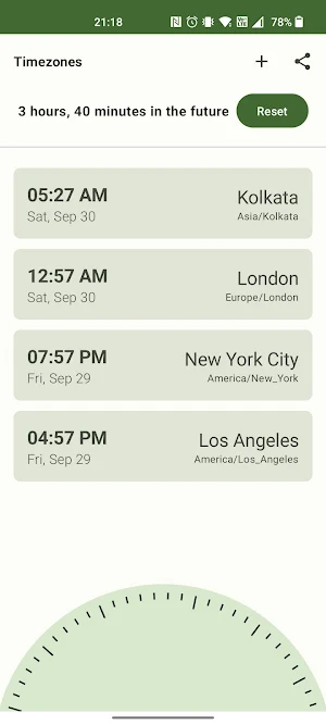 Easy Timezones Screenshot 1