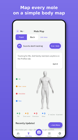 Holey Mole - Scan and Track Screenshot 0