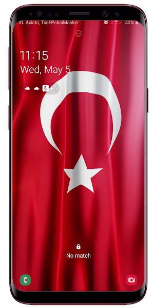 Turkey Flag Live Wallpaper Screenshot 3