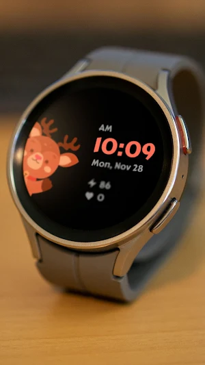 Moepaw Christmas Watch Face 02 Screenshot 3