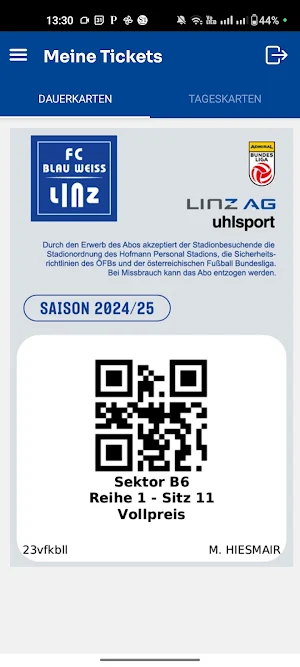 FC Blau-Weiß Linz Screenshot 2