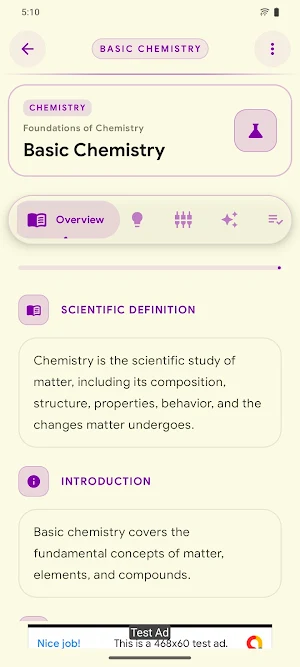 Science Hub Screenshot 1