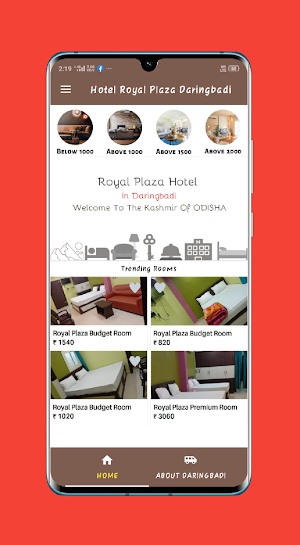 Royal Plaza Daringbadi Hotel Screenshot 1