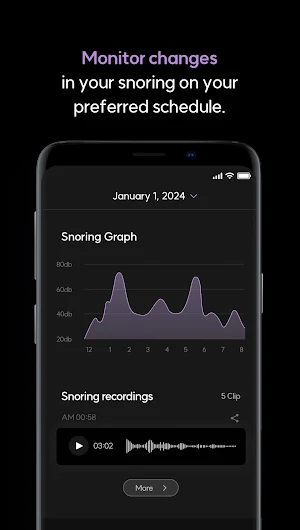 PASA - Sleep & snore tracker Screenshot 3
