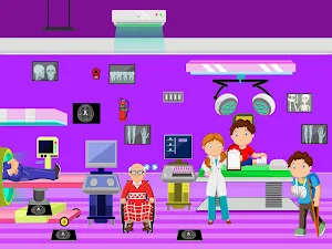 Pretend Town Hospital: City Doctor Life Game Screenshot 3