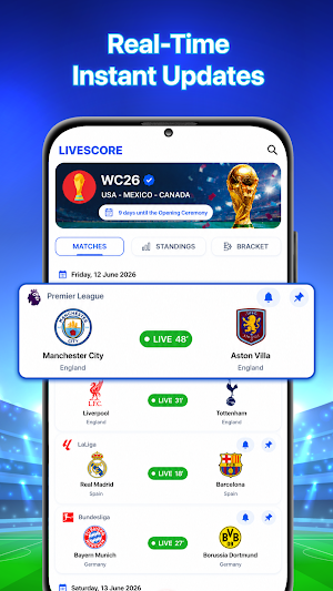 Football Live Score: MatchLive Screenshot 0