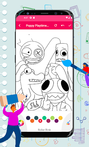 Rainbow Friends Coloring Book Screenshot 0