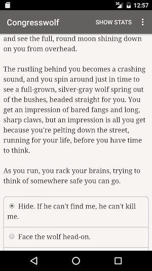 Congresswolf Screenshot 3