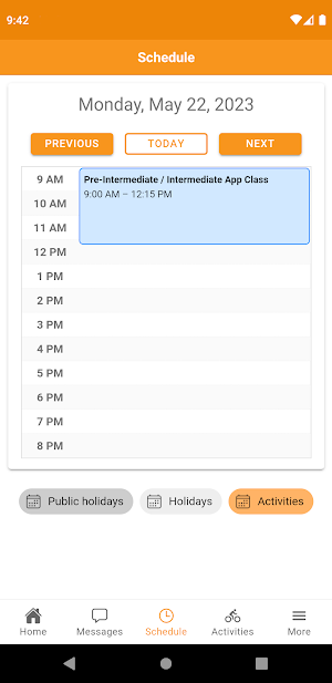Live Language School Screenshot 1