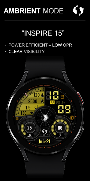 Inspire15 | Digital Watch Face Screenshot 1
