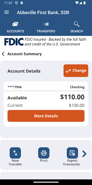 Abbeville First Bank Mobile Screenshot 2