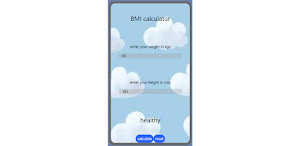 BMI Calculator Screenshot 1