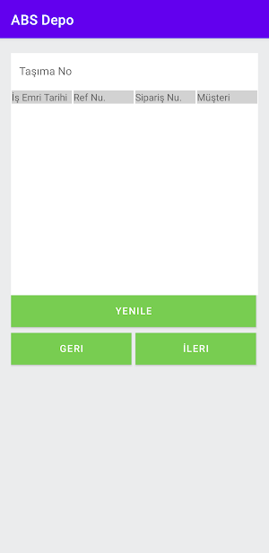 ABS Lojistik Depo Takip Screenshot 3
