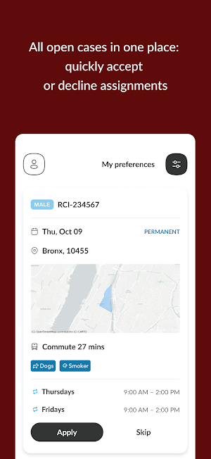 Emerest Caregiver Screenshot 2