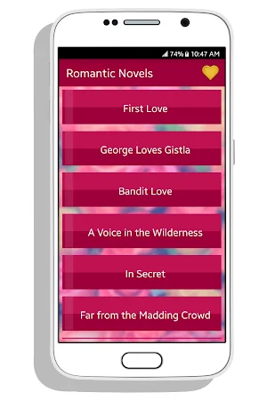 English Romantic Novels Screenshot 1