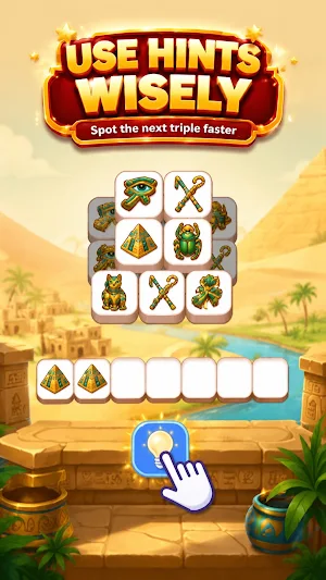 Pharaoh Tiles - Triple Match Screenshot 1