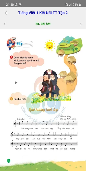 Tieng Viet 1 Ket Noi - Tap 2 Screenshot 3