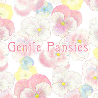 -Gentle Pansies- Theme +HOME