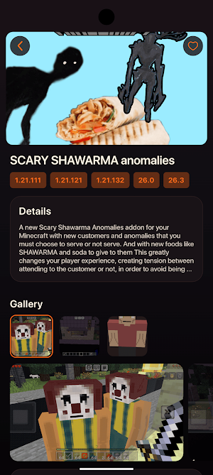 Scary Shawarma Mod Minecraft Screenshot 1