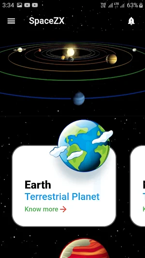 SpaceZX - SpaceX, NASA, Space Study, ISS Tracker Screenshot 1