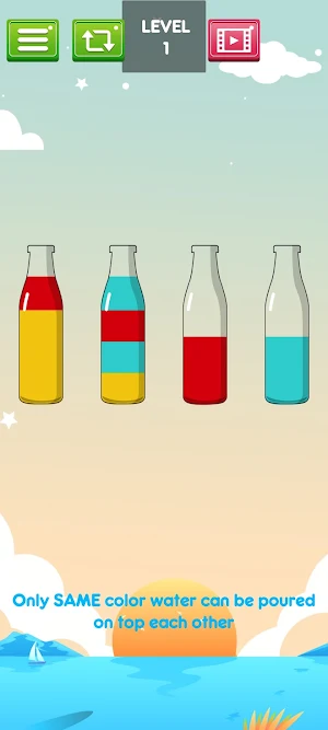Rompecabezas de Color de Agua Screenshot 0