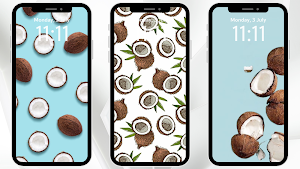 Coconut Aesthetic Wallpaper Screenshot 3
