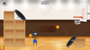 Stickman Trick Shot Basketball Screenshot 3