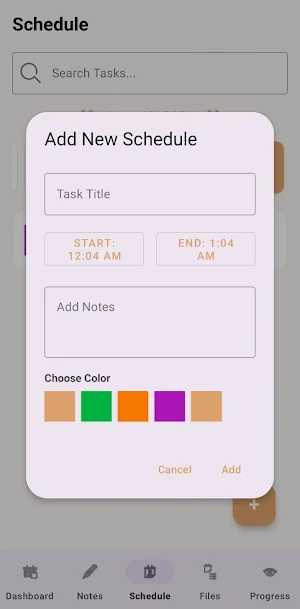 School Life Study Planner Screenshot 2
