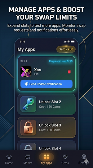 12 Testers - Clospo: App Swap Screenshot 1