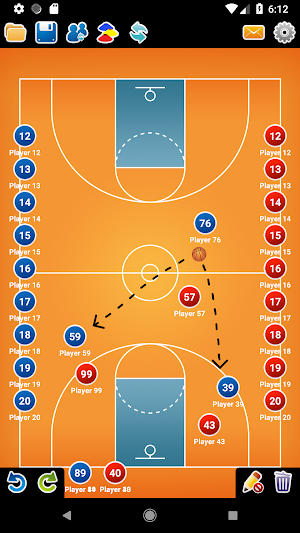 Coach Tactic Board: Basketball Screenshot 3