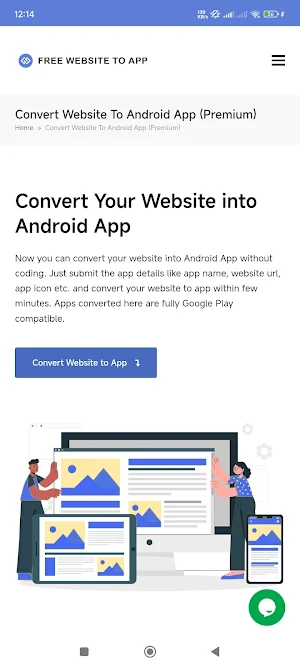 Website To App Converter Screenshot 2