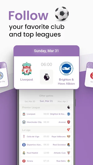 FanClub: Soccer scores & Chats Screenshot 0