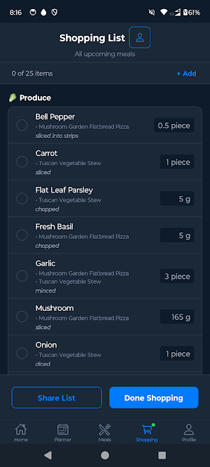 DishMeal Screenshot 1