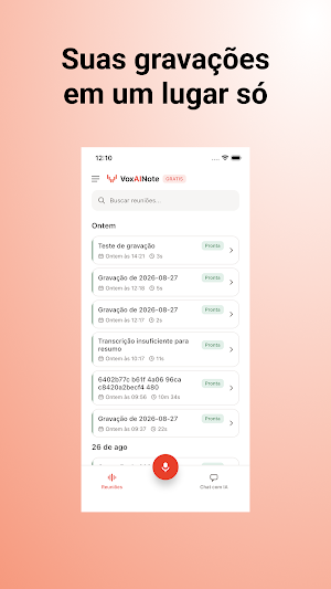 VoxAINote Screenshot 0