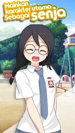 Kode Keras Cowok untuk Senja - Visual Novel Games Screenshot 1