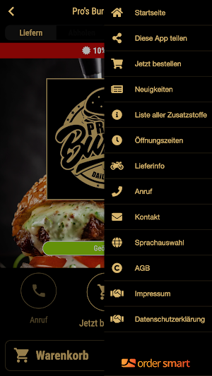 Pro's Burger Löhne Screenshot 2
