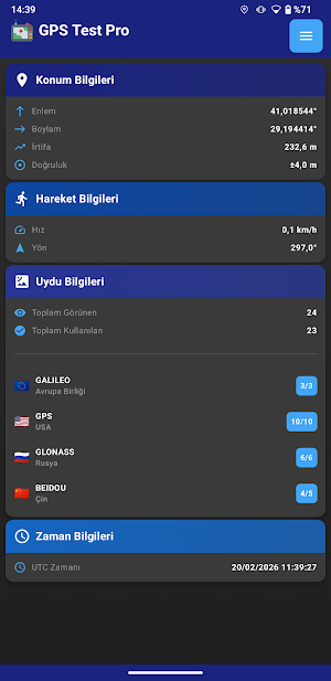 GPS Test Pro Türkçe Screenshot 2