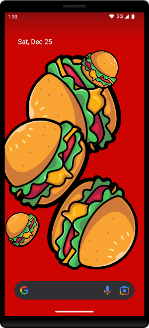 Burgers Live Wallpaper Screenshot 0