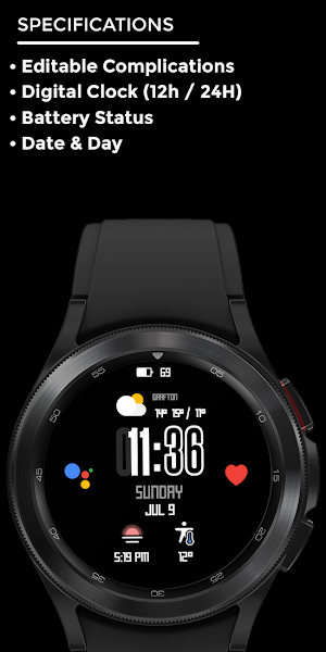 Nightemp - watch face Screenshot 3