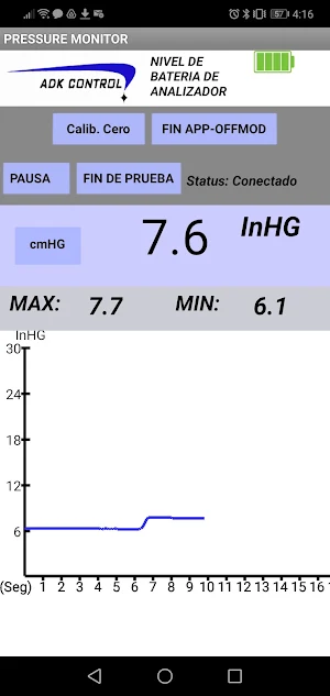 Vacuum Analyzer AD70V Screenshot 3