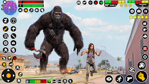 Angry Gorilla City RampageGame Screenshot 3