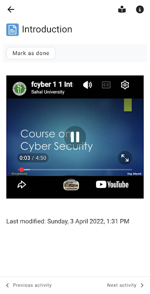 Sahal University ECampus Screenshot 3