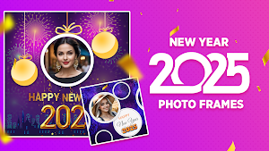 2025 New Year Photo frame Screenshot 2