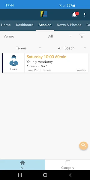 Luke Pettit Tennis Screenshot 2