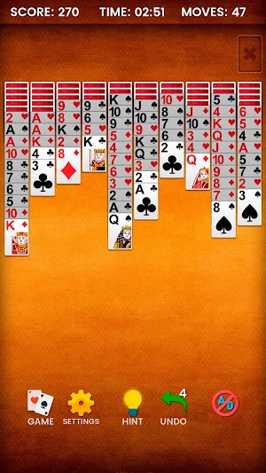 Spider Solitaire Screenshot 3