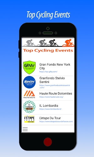 World Cycling Teams Events Screenshot 2
