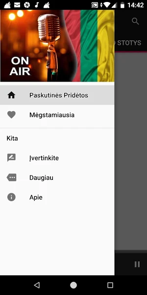 Lithuanian Radio Stations Screenshot 2