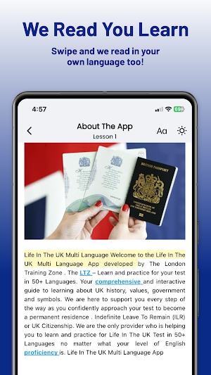 Life In The UK Multi Language Screenshot 2