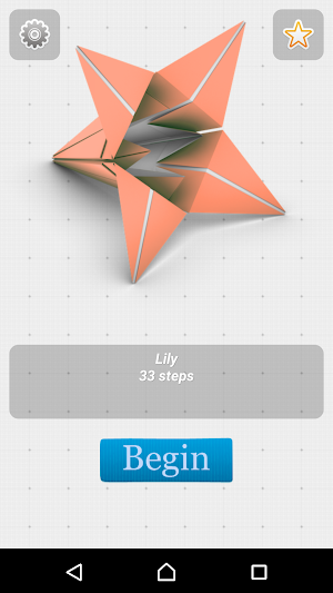 Origami Flower Instructions 3D Screenshot 1