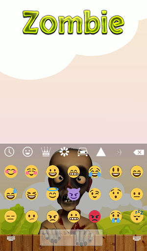 Zombie Animated Keyboard + Live Wallpaper Screenshot 3